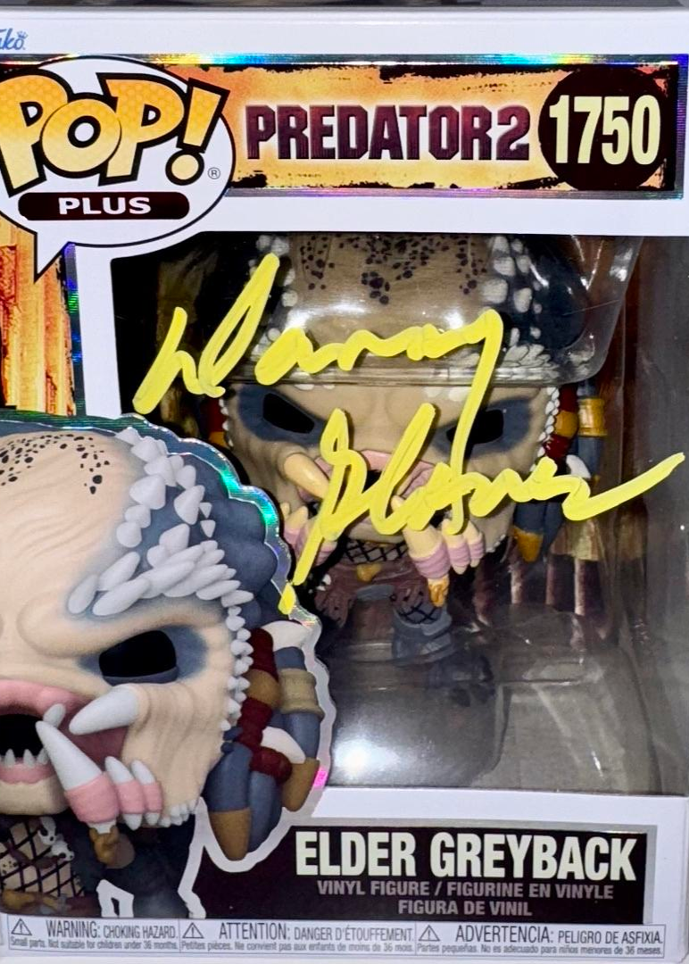 Danny Glover Signed Funko Pop #1750 "Elder Greyback" (Predator 2) - Official Pix #01